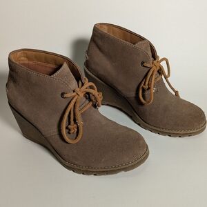 Sperry Stella Women's Brown Suede Ankle Booties size 5